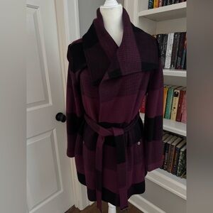 White House Black Market Sweater Coat Size L